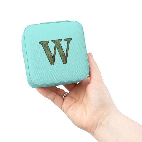 Jewelry Travel Box - Letter W - Picture 5 of 15